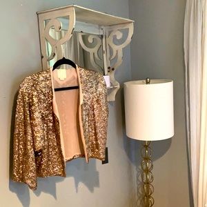 Line and Dot sequins cropped jacket. Size small